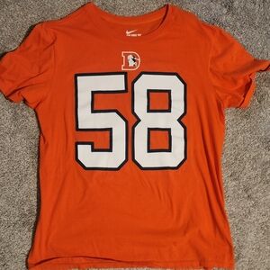 Nike Orange Broncos L T-Shirt
